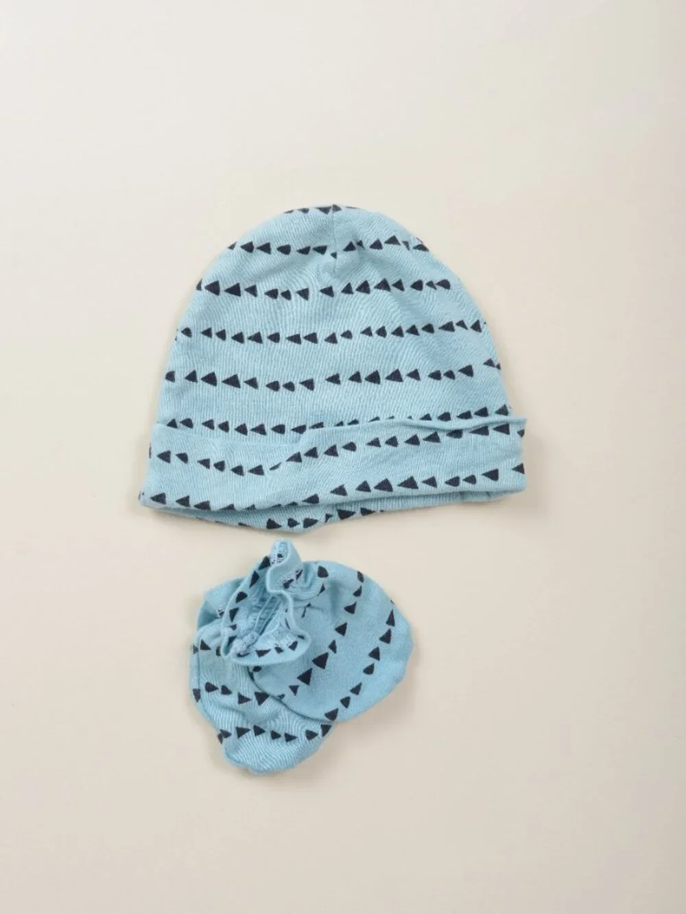 Baby Cotton Knit Hats Bundle of 6 Newborn